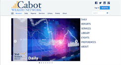 Desktop Screenshot of cabotwealth.com