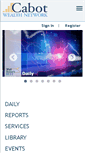 Mobile Screenshot of cabotwealth.com